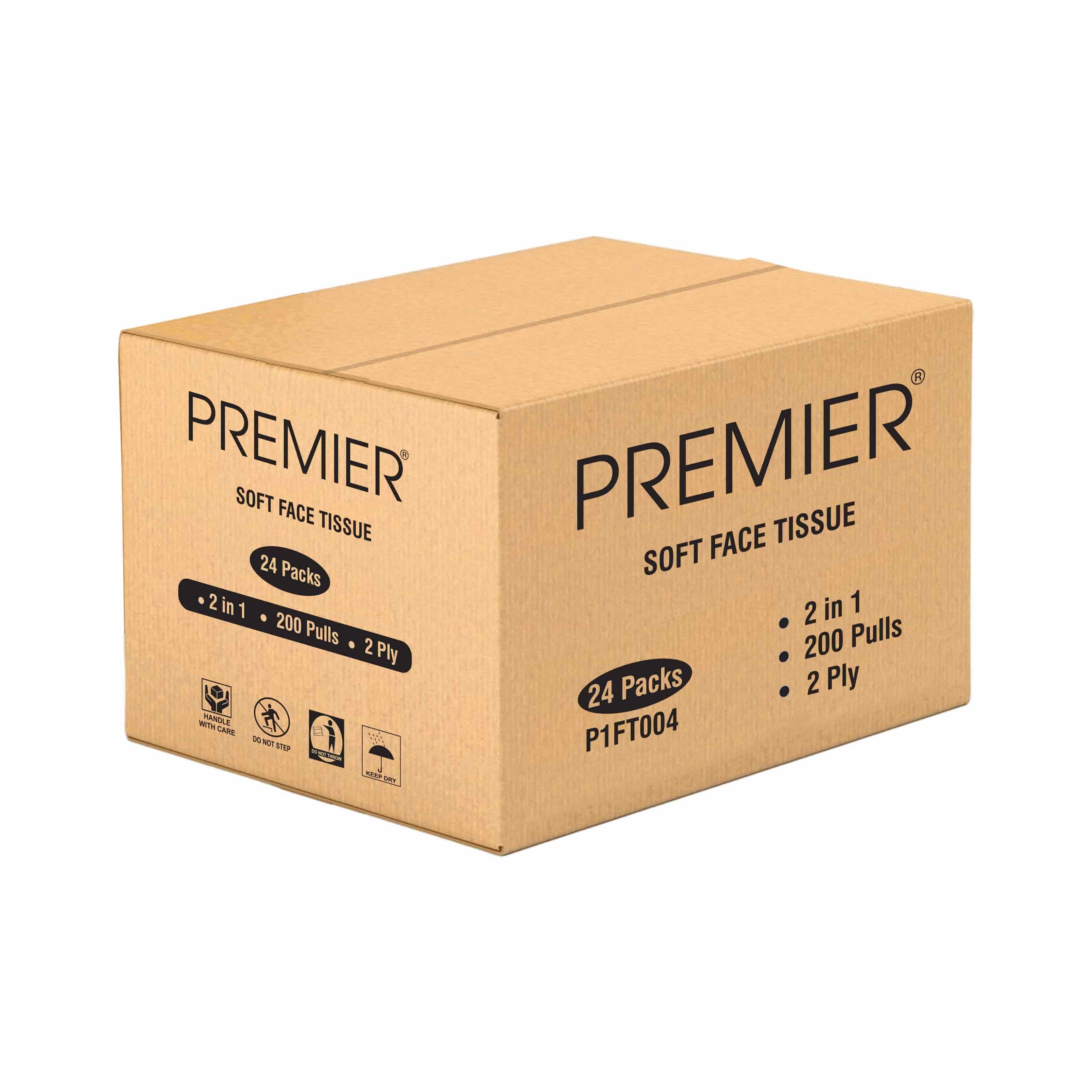 Premier Tissue Paper Box 200s 2 x 1